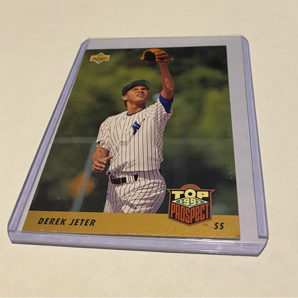 Derek Jeter Rookie 1993 upper deck Top Prospect vintage collectible
